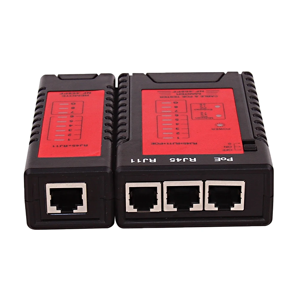 Сетевой кабель NF-468PF/NF-468PF, тестеры POE, проверьте кабель RJ11 и RJ45, быстро обнаруживает Автоматическое тестирование на непрерывность
