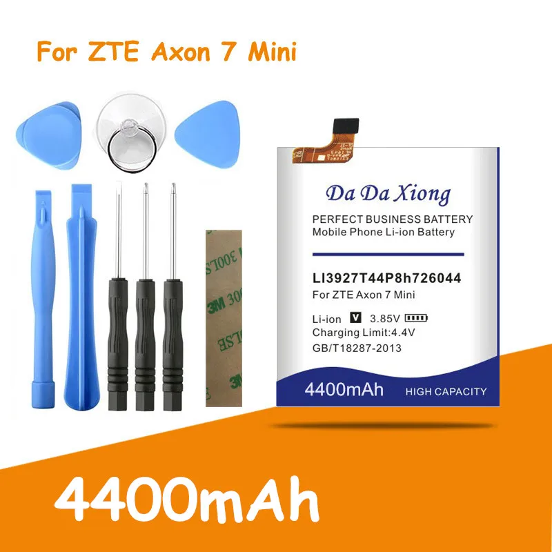 Батарея Li3927T44P8h726044 4400 мАч для ZTE Axon 7 Mini 5 2 дюйма запасная батарея + Бесплатные
