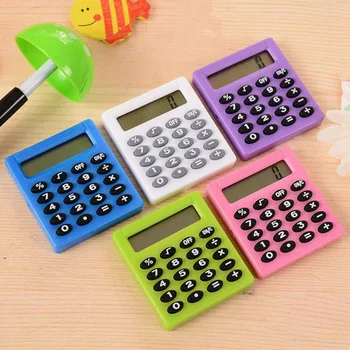 

Cartoon Mini Pocket Calculator 8 Display Digits Portable Caculator Handheld Pocket Type Coin Batteries Calculator