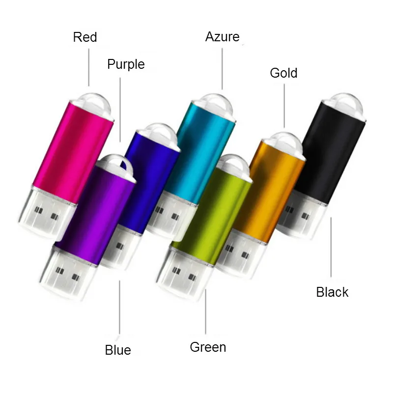 Flash Drive 2.0 Metal Usb Flash 4gb 8gb 16gb 32gb Mini Pendrive Memoria Stick Over 10pcs Free Custom Logo Package Wedding Gifts