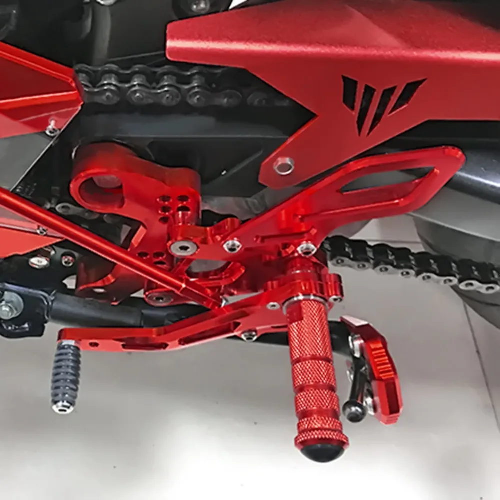 JAER мотоциклетные MT-09 FZ-09 с ЧПУ Регулируемая Задняя подставка для ног подножки для Yamaha MT09 FZ09 2013