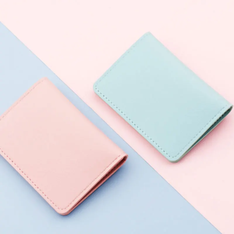 2 Card Slot Driver License Case PU Leather Driving License Card Case Protective Vertical Driving Holder