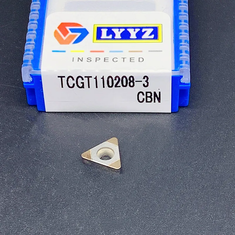 

TCGT110204-3 CBN TCGT110208-3 CBN Diamond Turning Inserts Lathe Cutter Turning Tools CNC Inserts