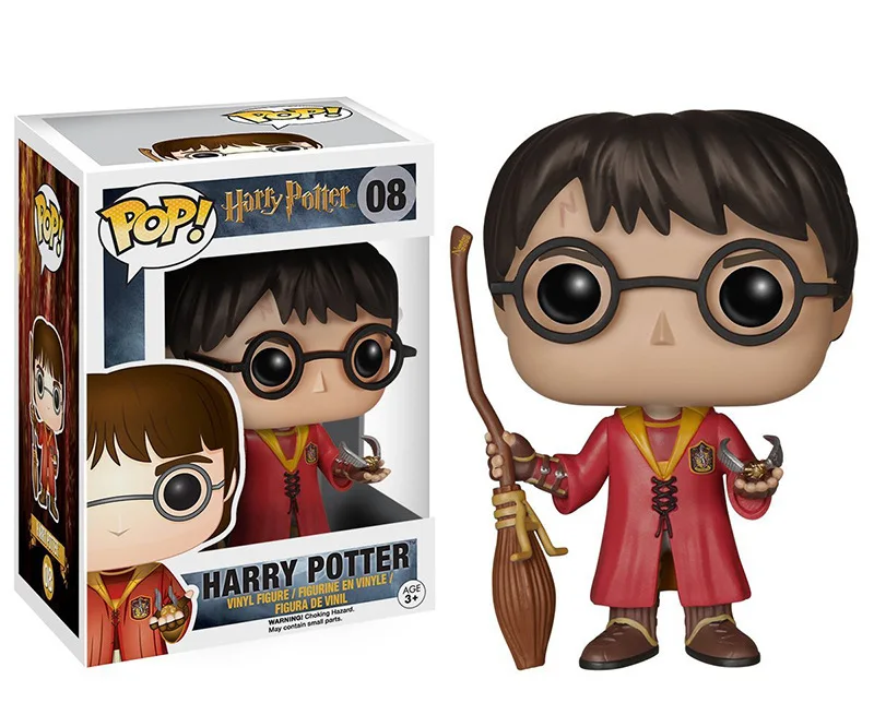 

FUNKO POP Harry Potter film and television peripherals funko pop Harry Potter 08 Quidditch desktop decoration figure