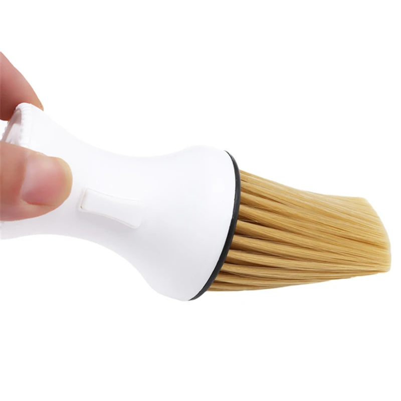 Neck Dust Remove Cleaning Brushes Professional Salon Hair Cutting Shaving Brush Soft Comb Barber Hairdressing Styling Tool 1PC | Красота и