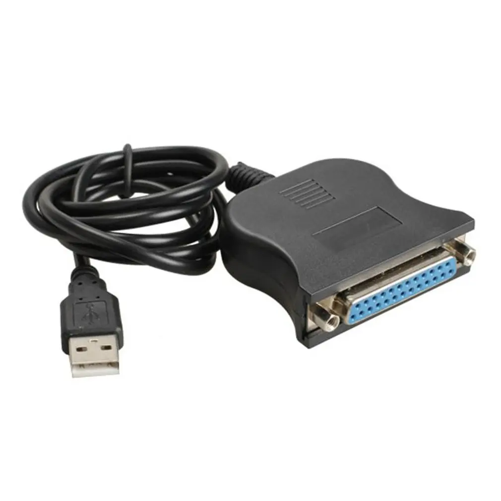 USB 2,0 до IEEE-1284 25 Pin параллельный принтер Разъем Кабельный трос адаптера с USB подключи и играй интерфейс