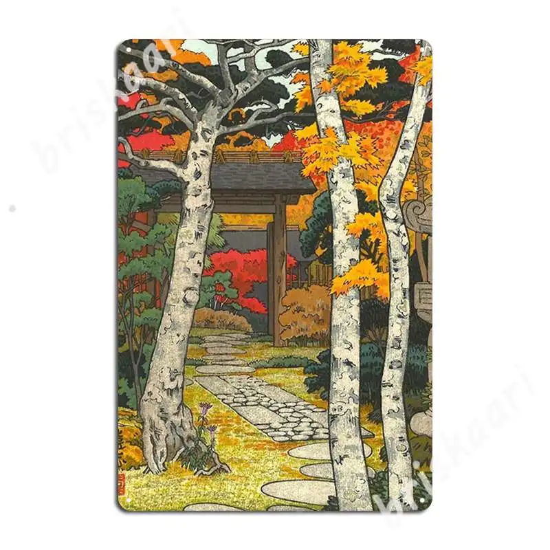 Yoshida Toshi Hakone Shinsengo Sangetsu Angean Hakone Museum Metal Signs Wall Cave Crea Placche Per Feste Poster Con Segno Di Latta