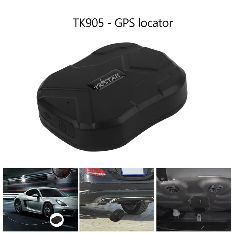  Tragbare Größe TK905 Auto Auto GPS Tracker Wasserdicht 5000MAH Batterie Echtzeit-Tracking Leistungs