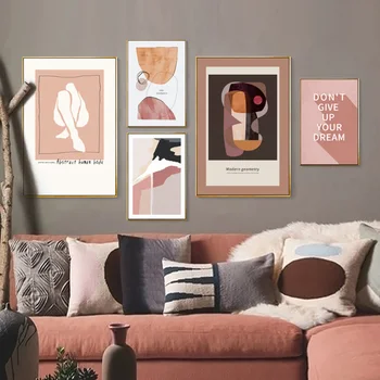 

Abstract human body Color block Line Wall Art Canvas Painting Nordic Posters And Prints Wall Pictures For Living Room Home Decor