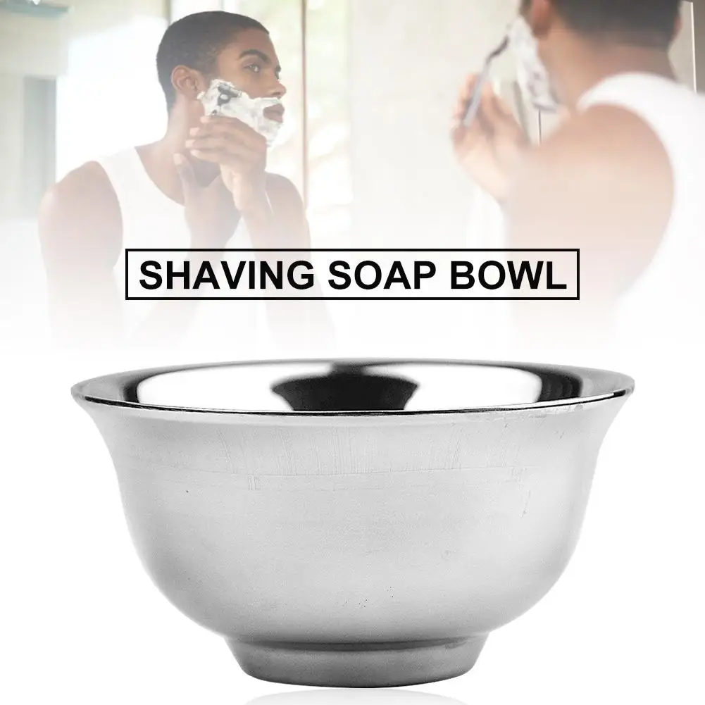Men s Care Razor Razor Set Accessories Stainless Steel Shaving Soap Bubble Bowl Shaving Soap Bowl 5