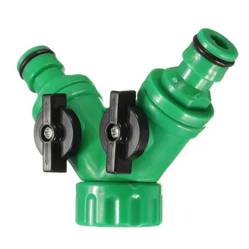 

Garden Hose Pipe 1 / 2 Way Adapter Y Tap Connector Fitting Switch For Irrigation Adaptor Garden Tap Garden Water Connectors