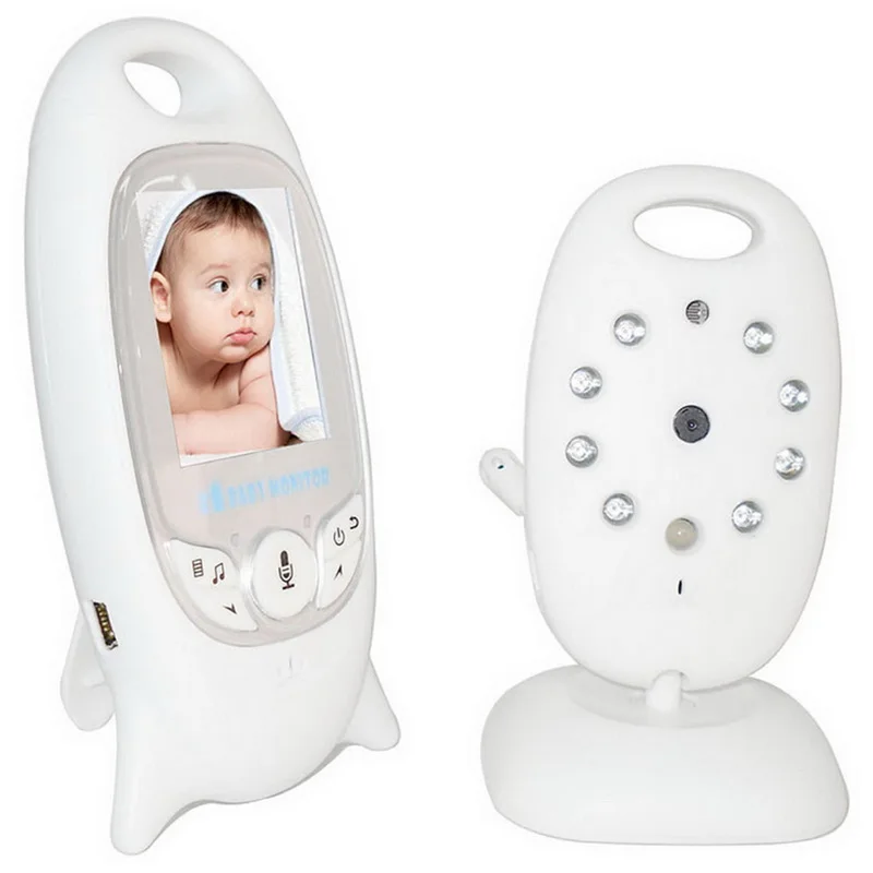 

VB601 Video Baby Monitor Security Camera 2 Way Night Vision Infrared LED Temperature Monitoring And 8 Lullaby Multi-