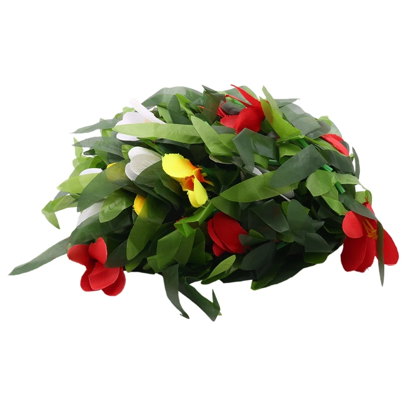 

Лидер продаж-Luau Leis 3 шт. Искусственные цветы Тропический гавайский стиль искусственные цветы для костюма Hula и плявечерние