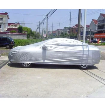 

1pc Car Cover Gray For SUV Van Truck Outdoor Dustproof Weather resistance