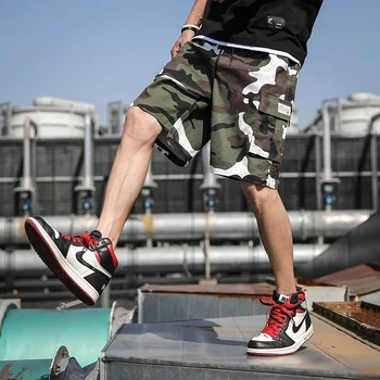 

2020 Men's 100%Cotton Casual Breathable Side Pocket Simple Summer Outdoor Streetwear Wholesale Cargo Shorts