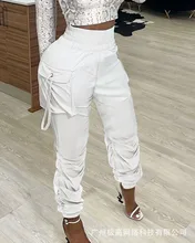 

pleated casual trousers Women 2021 new spot summer high waist pants