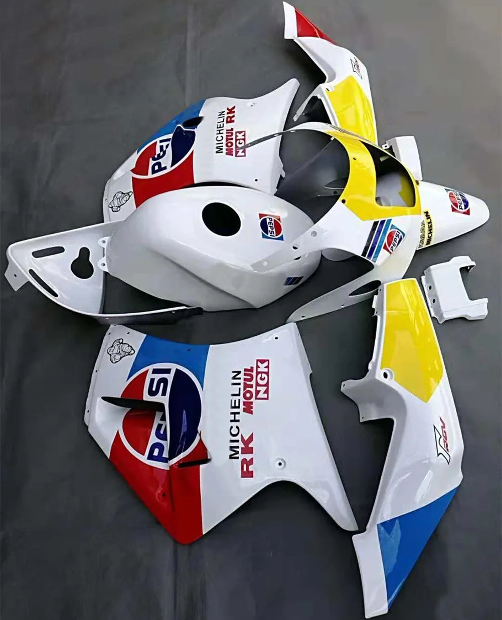 RGV250 VJ21 88-89 инжекторный обтекатель КУЗОВ клобук крышка рамы мотоцикла боковая панель крыло для Suzuki RGV 250