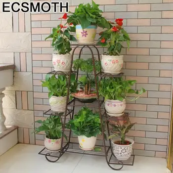 

Outdoor Support Plante Shelves Decor Sera Balkon Salincagi Metal Raflar Shelf Plant Stand Balcon Balcony Flower Iron Rack
