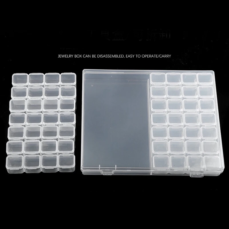 56 slots diamond painting accessories box,diamond painting 5d holder storage,broderie diamant,case cross stitch sewing Tools