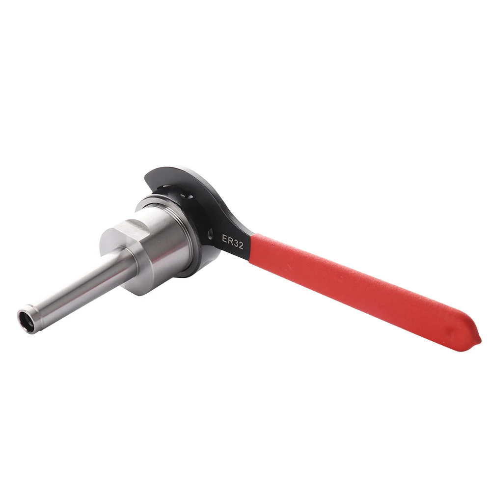 

New MT2 M10 Milling ER32 Collet Chuck Holder Fixed CNC Millling Tool Holder Shank Holding With Half-moon Spanner Set