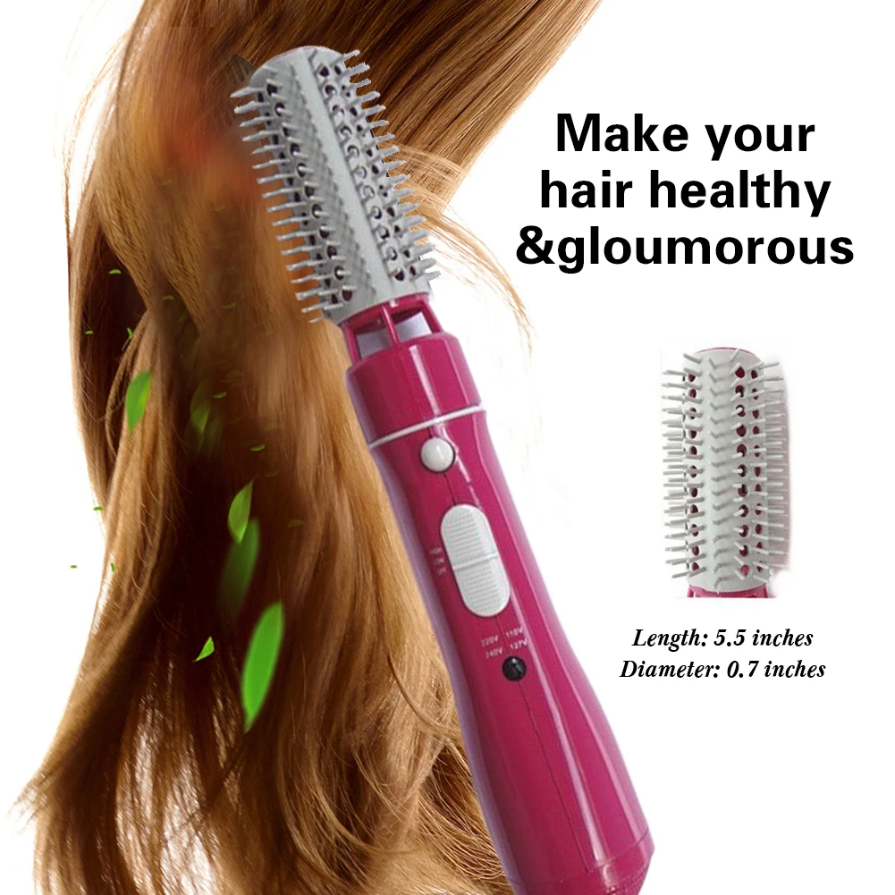 7 in 1 ceramic hair dryer rotating curling iron brush