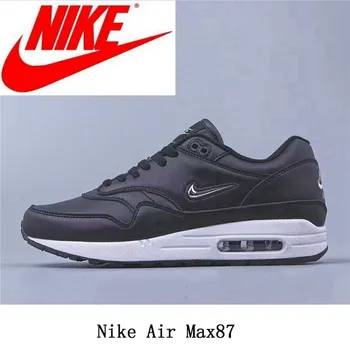 

Original Nike Air Max1 Max87 Pig Eight Men's and Women's Sports Running Shoes Size 36-45 Black Nike Air Max 1 Spring2019