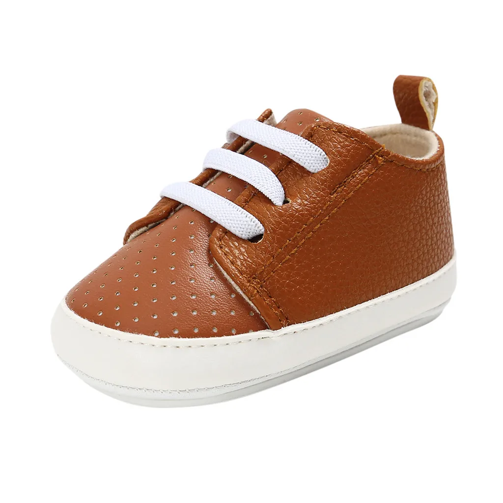 Baby Girl Boys Shoes Mixed Colors Cross-tied Fashion First Walkers Kid Shoes Children's suit High Quality - Color: B