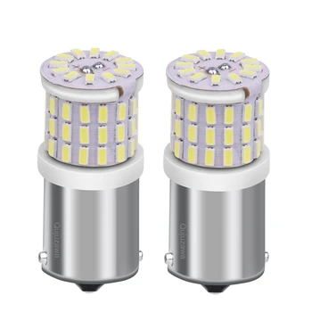 

2PCS Ceramic 1156 BA15s 7506 P21W R10W R5W LED Car Tail Brake Lamp Turn Signals Auto Rear Reverse Bulb Daytime Running Light