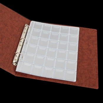 

1PCS/2PCS 30 Pockets Classic Coin Holders Sheets For Storage Collection Album Pockets Coin Storage Interleaf Album Pages