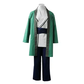 

Men Cosplay Naruto Japanese Kimono Yukata Robes Anime Tsunade Cos Party Costume Tops Pants Cardigan Performance Uniform Set Suit