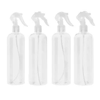 

4pcs Empty Spray Bottle Multi-Purpose Plastic Leak Proof Adjustable Sprayer for Gardening Home Cleaning Containers Supplies