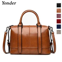 Yonder сумка на плечо из натуральной кожи, женские сумки, дизайнерская сумка Boston, сумка-тоут, модные женские сумки через плечо, высокое качество для женщин