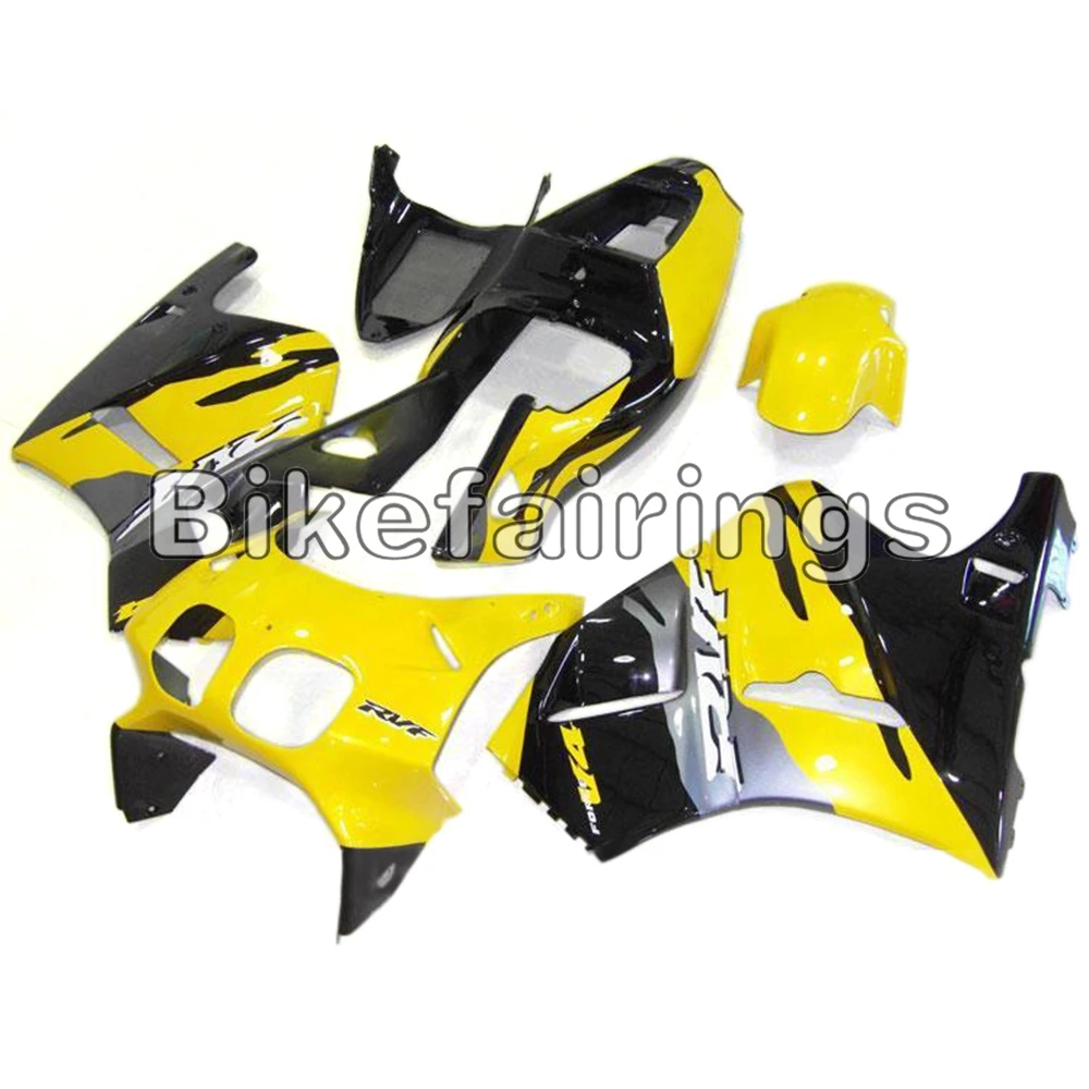 Полный комплект обтекателя Для Honda RVF400R NC35 V4 1993-1998 94 95 96 97 98 ABS Пластик мотоциклетный кузов блеск желтый черный капот