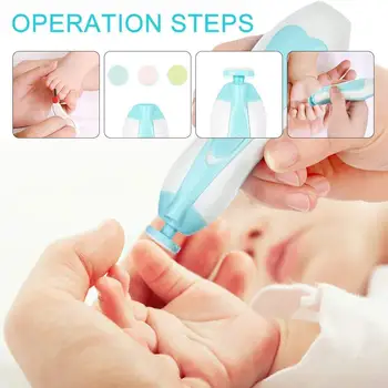 

Electric Baby Nail Trimmer Kids Scissors Infant Nail Care Tools Safe Nail Clipper Cutter For Newbron Nail Trimmer Manicure D30