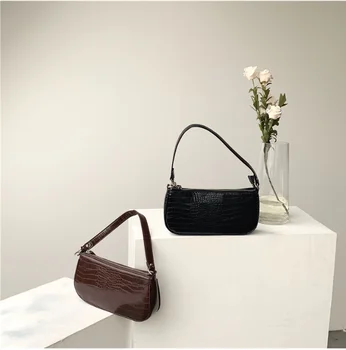 

Fashion new women's handbag girl messenger shoulder bag baguette women's vintage cute bag zipper s256988