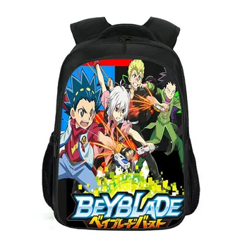 

New 3D Beyblade Burst Game Children School Bags Girls Boys Children Backpacks Cartoon Toddle Kids Mochila Escolar
