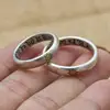 Bague Mantra en argent Sterling 925 pour hommes et femmes amoureux, Six mots gravés, étoile Vintage Punk thaïlandais ► Photo 3/5
