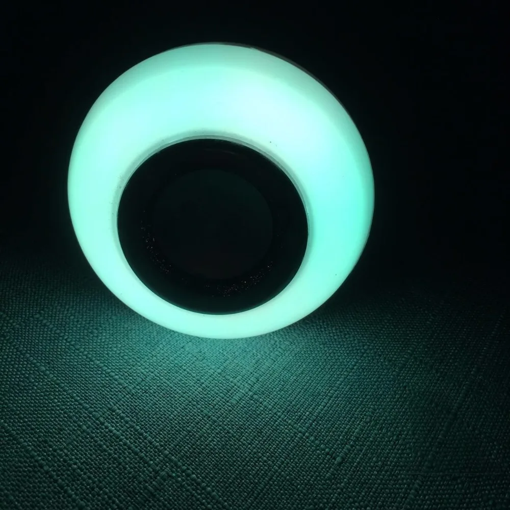 4 шт. E27 беспроводной Bluetooth Led динамик лампа для аудио воспроизведения музыки и освещения с 24 клавишами ИК-пульт дистанционного управления