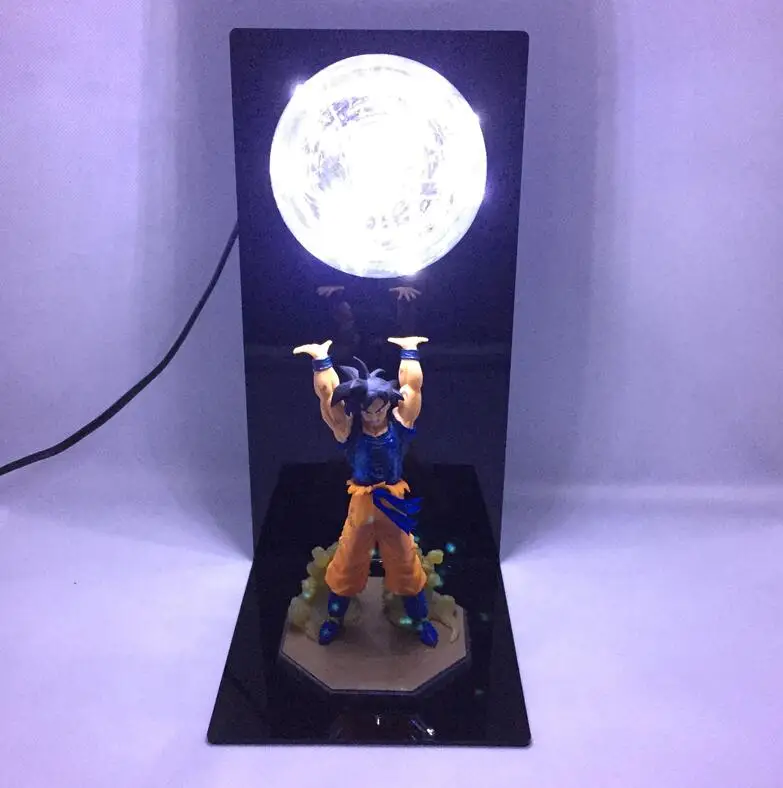 Аниме ночник Dragon Ball ночник Light Сон Гоку взрывные бомбы Luminaria светодиодный ночник для детей Dragon Ball лампа DBZ декоративный свет детский ночник ЕС США штекер - Испускаемый цвет: Белый