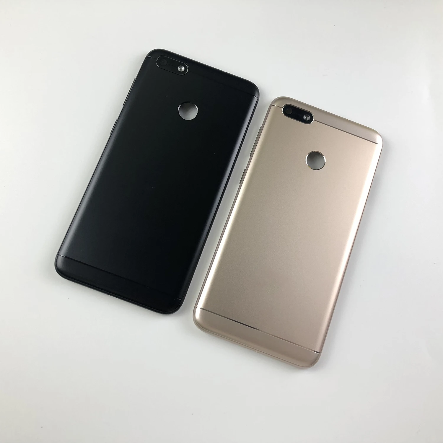Для huawei Y6 Pro /P9 lite Мини корпус крышка батареи задняя крышка и задняя камера стекло объектив и Кнопки громкости питания+ логотип