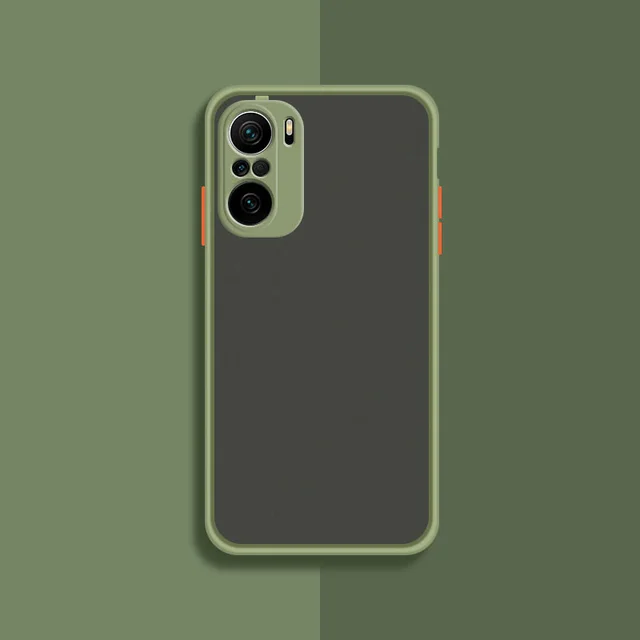 Phone Case for Xiaomi Redmi Note10 Note 10 S Pro Max 10S 10Pro 10ProMax 4G Translucent Shockproof  Matte Camera Protection Cover Green