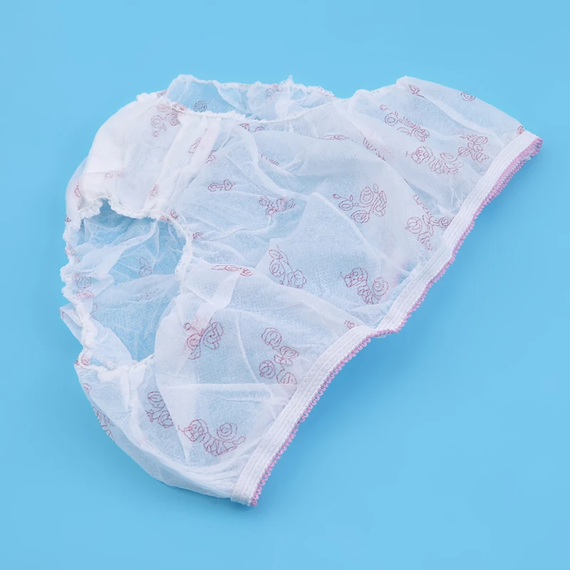 Нижнее Белье для беременных женщин, благоприятное для кожи, одноразовое Нижнее Белье для беременных женщин, одноцветные дышащие трусы для беременных