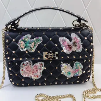 

Butterfly Black Womens Hand bags Designers Luxury Handbags Women Shoulder Bags Female Shoulder Bags Fashion Brand Handbags 2020