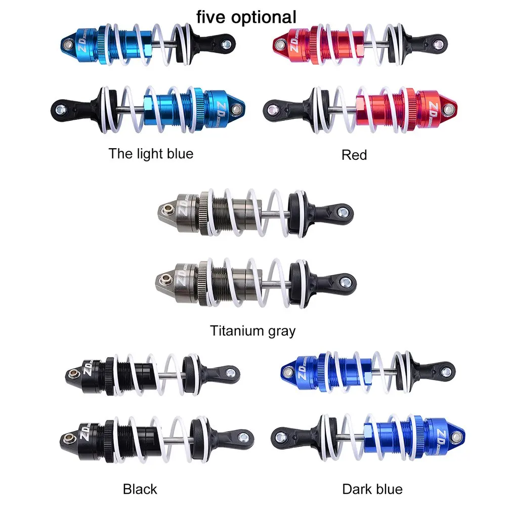 

Aluminum Front Shock Absorber Assembled Full Metal Big Bore Shocks Replacement for Traxxas 1/10 Slash 4x4 RC Truck