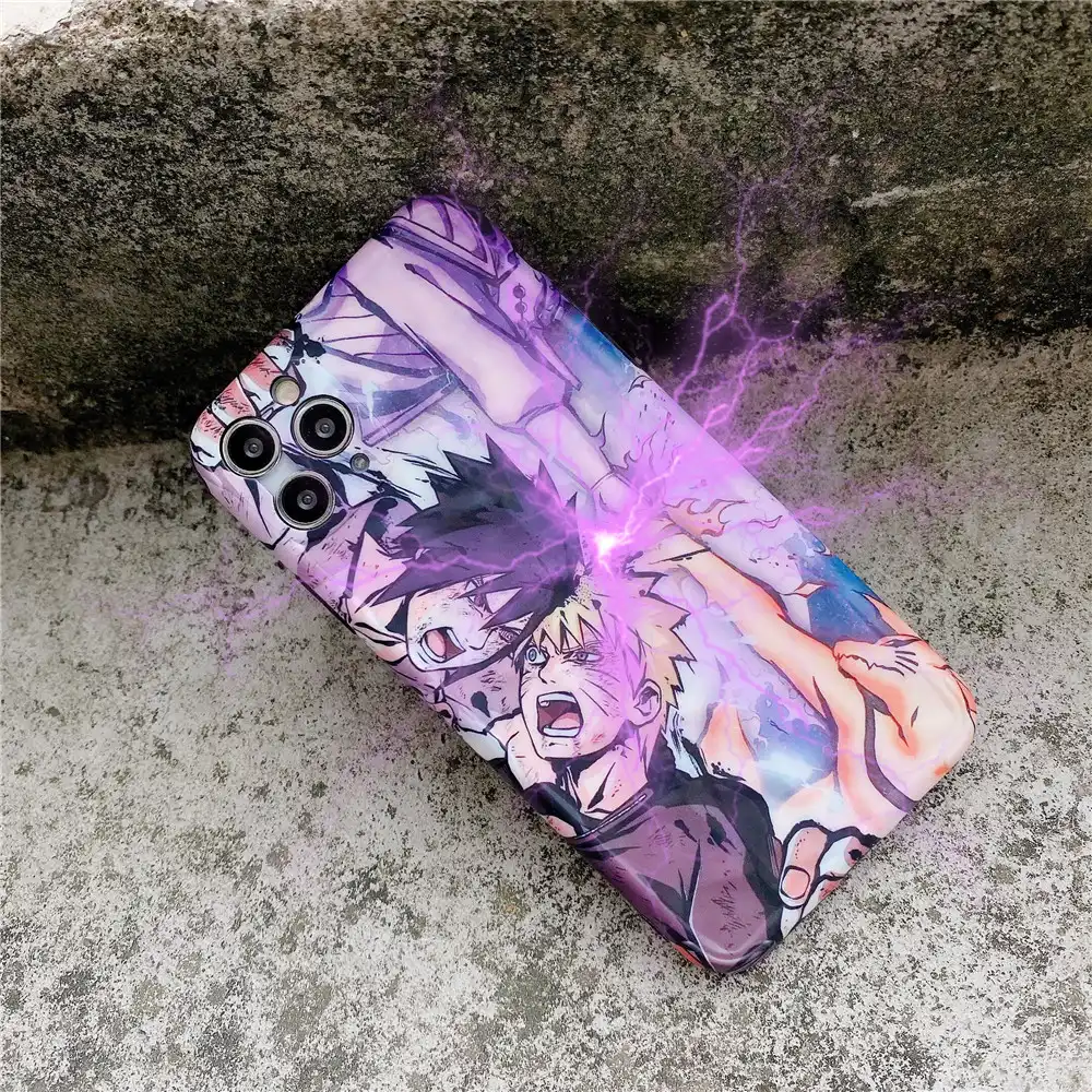 Giappone Anime Naruto Uchiha Sasuke Cassa Del Telefono Per Il Iphone 7 8 Se 11 Pro X Xs Max Xr Hd Duel Carta Da Parati Della Copertura Di Imd Fundas Paracolpi Per Telefono Aliexpress