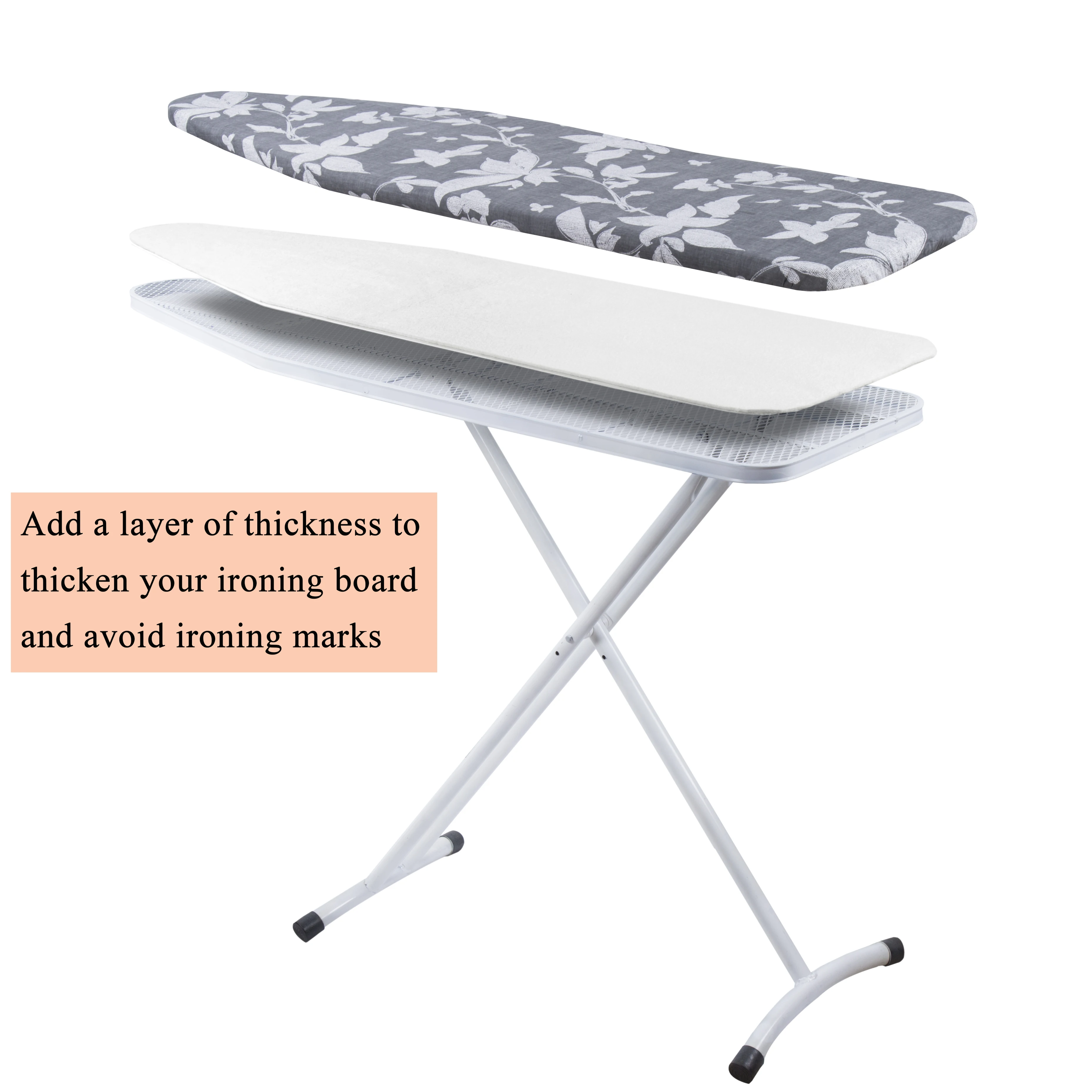 IRONING BOARD FELT PAD Universal Replacement Ironing Board Felt Padding Underlay Breathable Cotton Felt Easy to Cut ironing board mat ironing protection pad ironing board cushion ironing board cover ironing board accessories