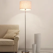 Гостиная напольный бра абажур из ткани E27 Матовый никель Хорошее качество светодиодный светильник лампы для гостиной спальни кабинета