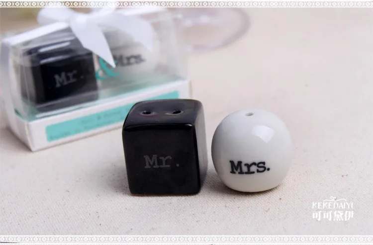DHL-Freeshipping-100pcs-50-set-Mr-Mrs-Ceramic-Salt-and-Pepper-Shakers-Event-Party-Favors-wedding (3)