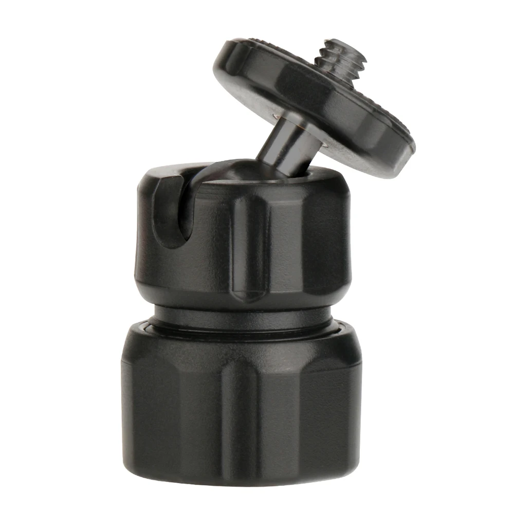 

Andoer tripod head high quality Mini ABS Ball Head Screw Mount 360 degree Rotatable Ballhead Tripod Accessory for Camera