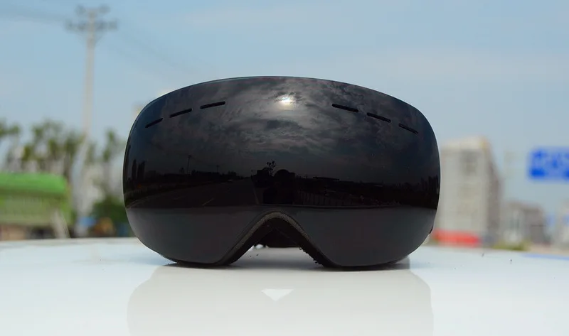 Горячий стиль взрослые лыжные гуглы большие сферические очки кокер близорукие линзы/Hx06 двойной слой анти-туман